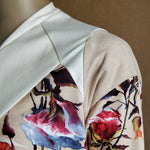 Load image into Gallery viewer, Lunar floral detail, shoulder detail, multi fabric

