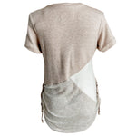 Load image into Gallery viewer, Asymmetrical t-shirt back view
