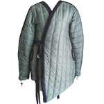 Load image into Gallery viewer, Couture puffer coat, olive
