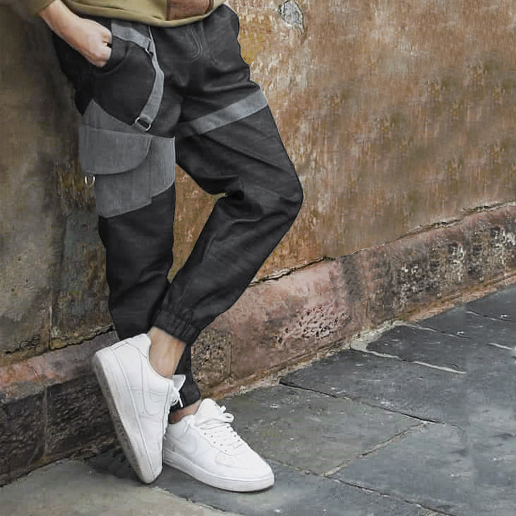 Lexus jogger on model, wear white sneakers