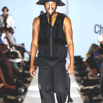 Load image into Gallery viewer, Designer militarty vest on the runway
